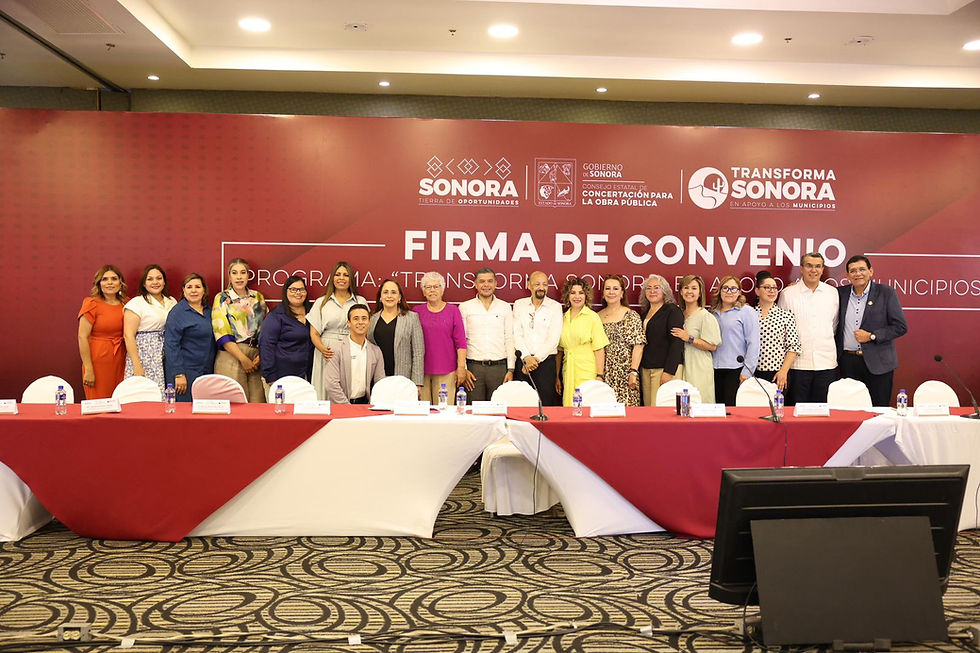 Con el convenio Transforma Sonora se detonará más desarrollo en los municipios: Esmeralda González