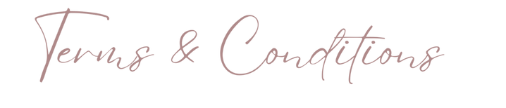 Terms & Conditions - Karratha Photographer - Light & Lens