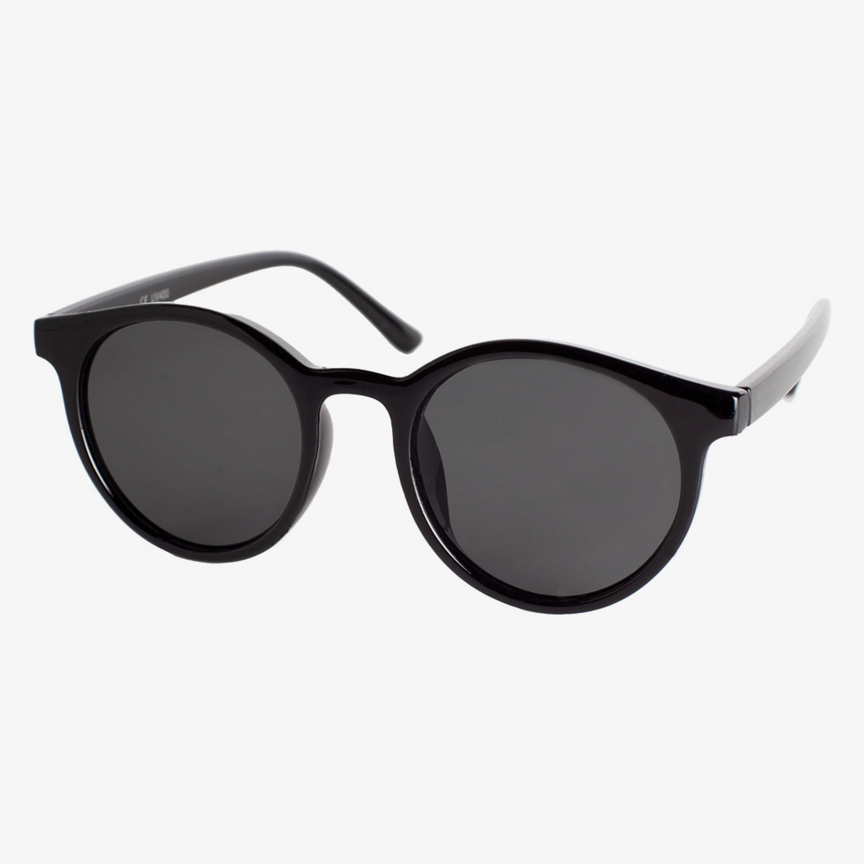 Classic black wayfarer round lenses sunglasses