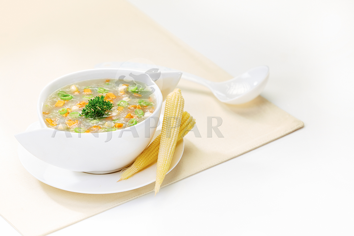 Arranged Food and Objects