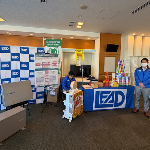 ぽかぽかフェアLeadブースの様子-2です