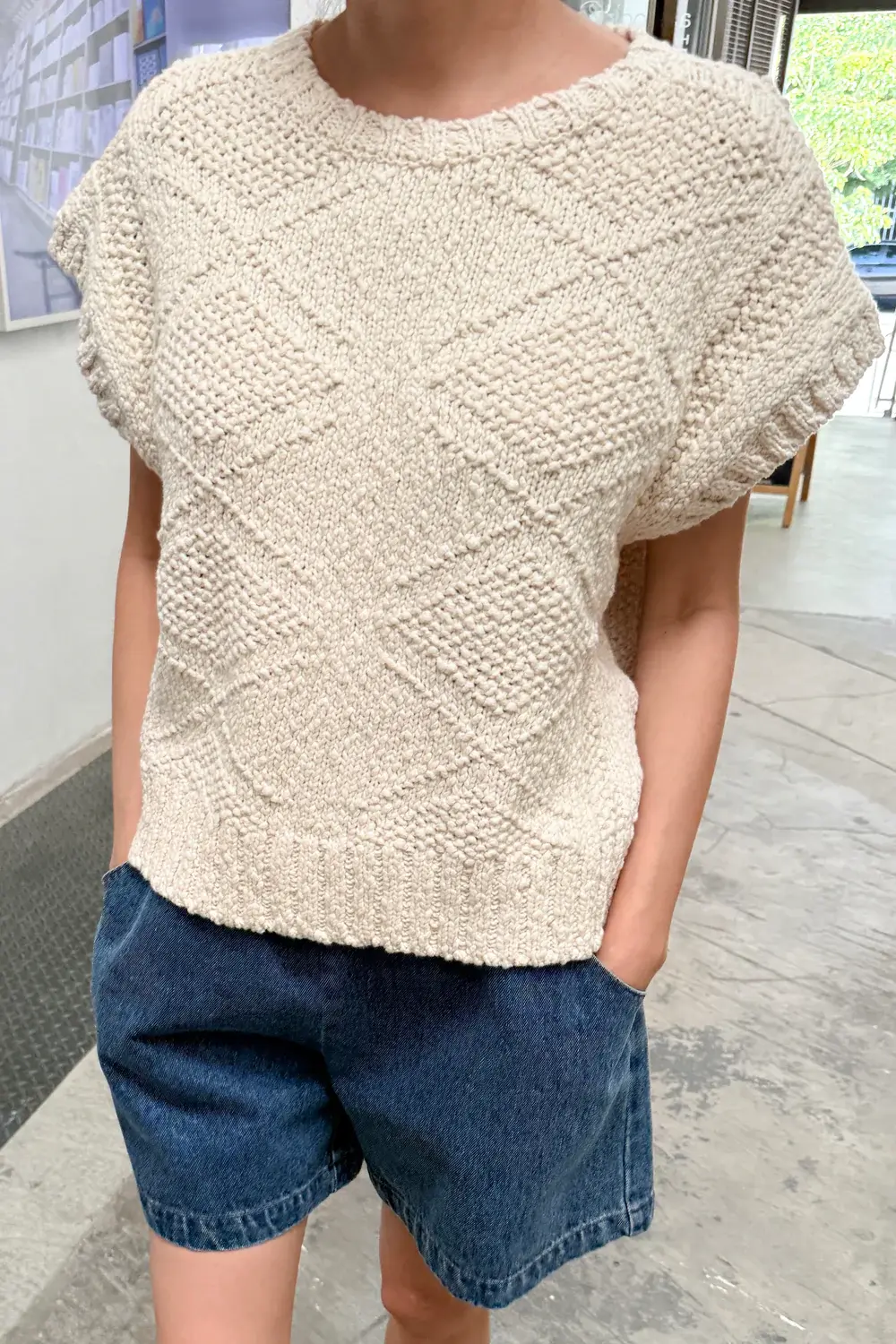 LE BON SHOPPE - Alden Cotton Sweater Top