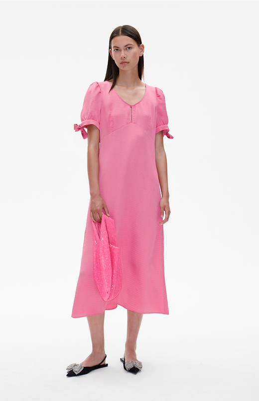 baum und pferdgarten pink dress Baum Und Pferdgarten Womens Agamora Slip Dress In Fuchsia Pink