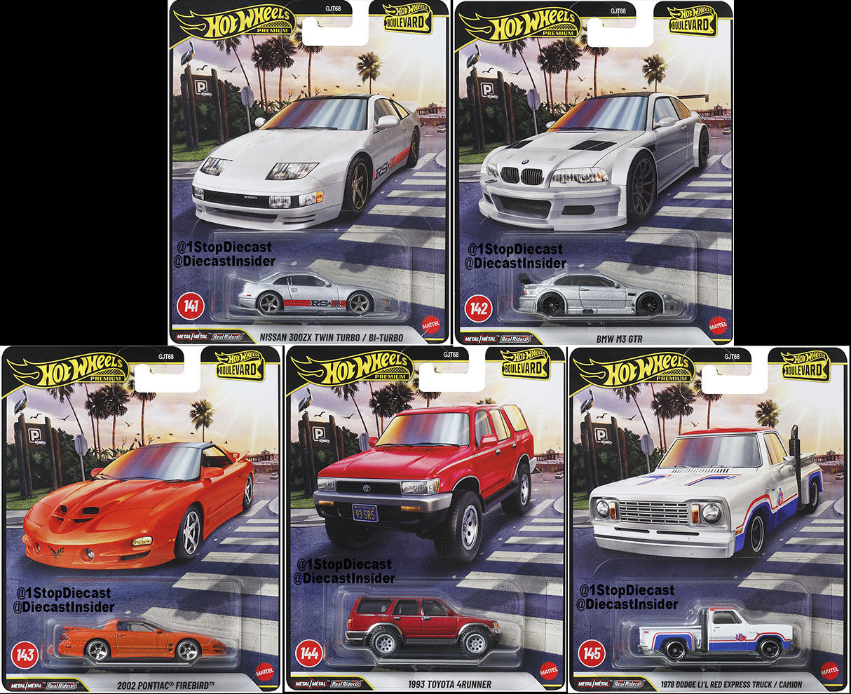 2026 Hot Wheels Boulevard  #141-145