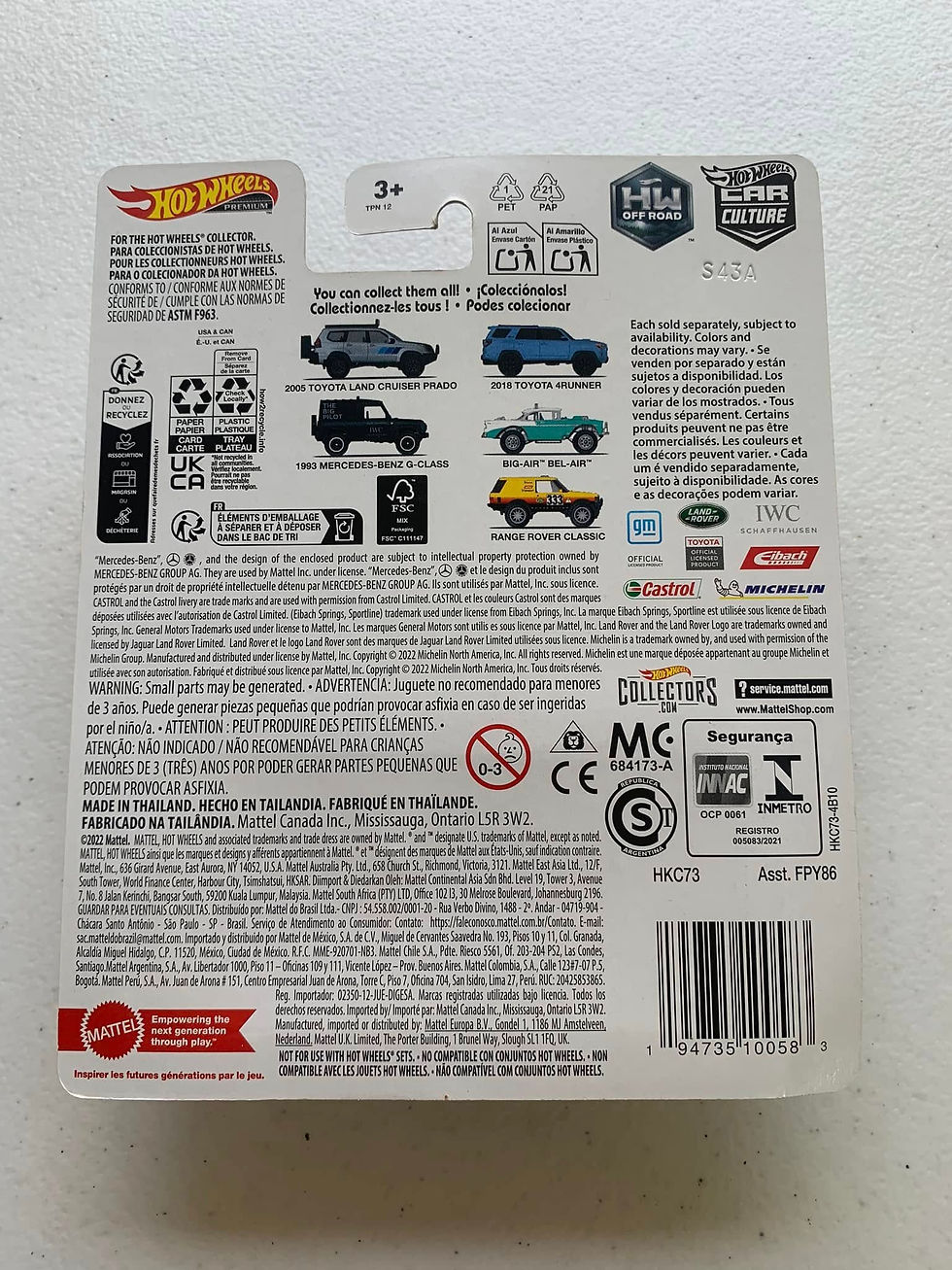 Thumbnail: Hot Wheels Off Road Toyota 4Runner 2/5