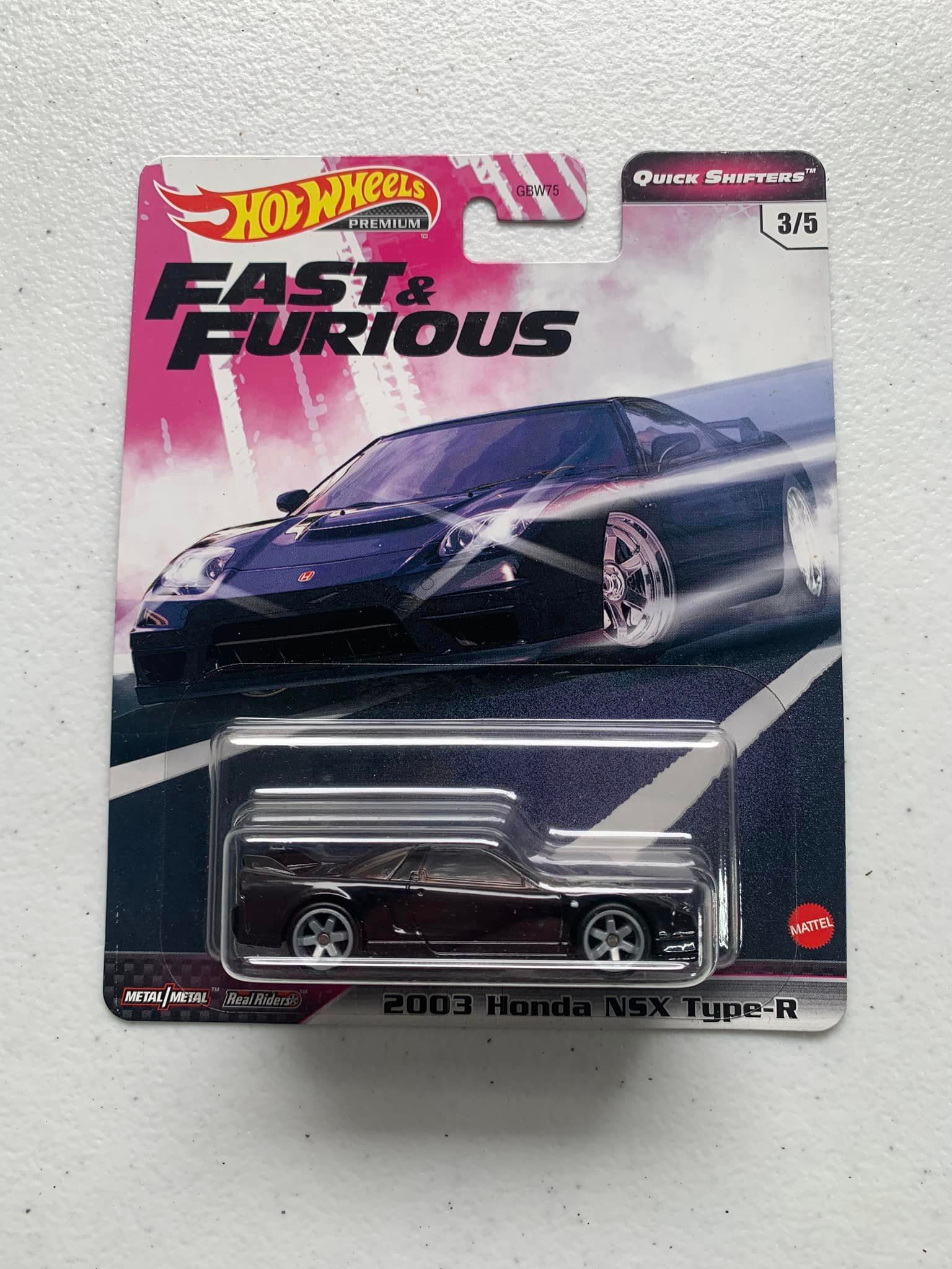 Hot Wheels Fast N Furious Quick Shifters Honda NSX 3/5