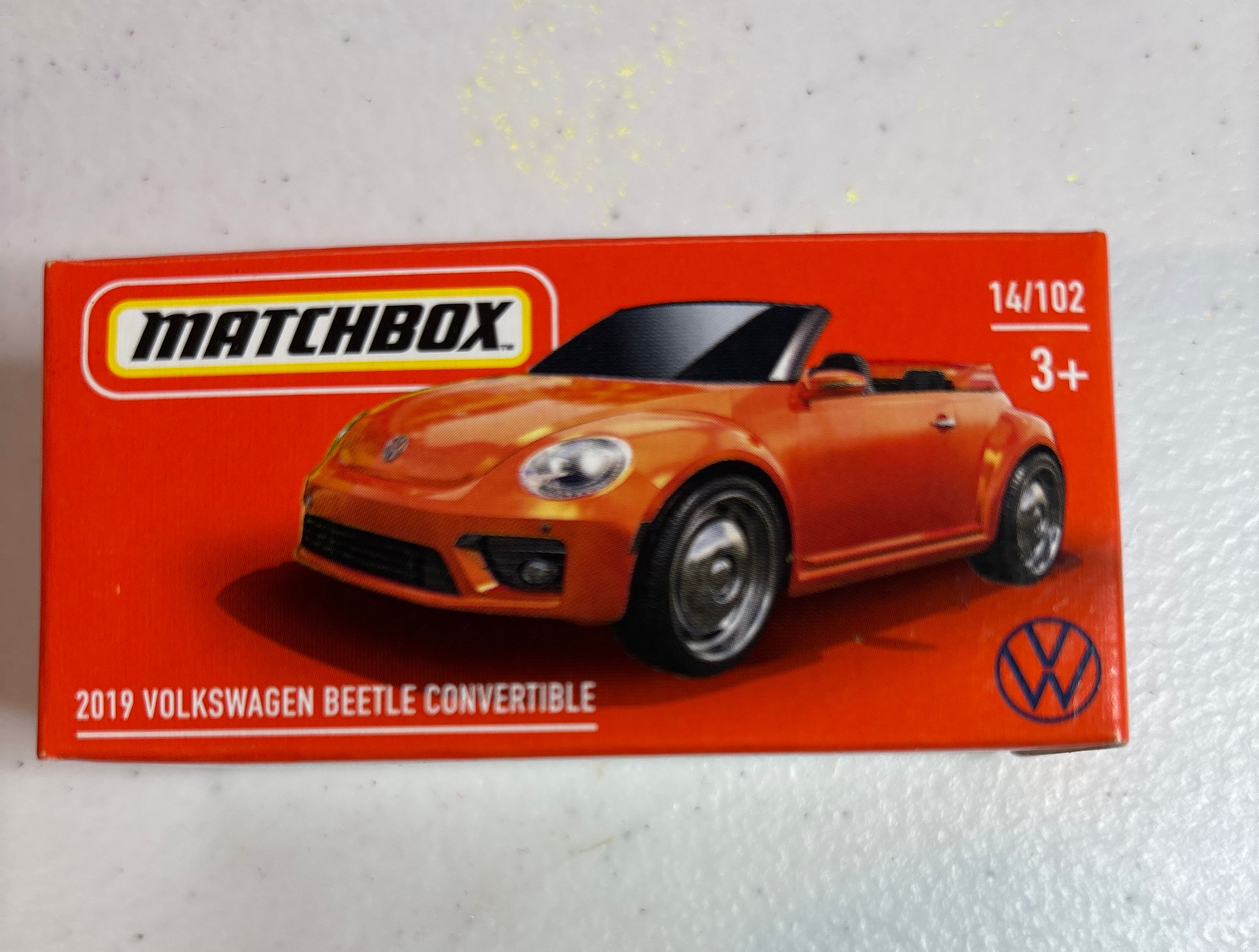 Matchbox 2019 Volkswagen Beetle Convertible 