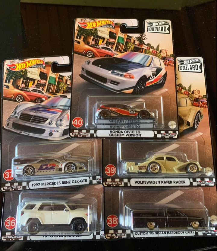 Hot Wheels Boulevard #36-40
