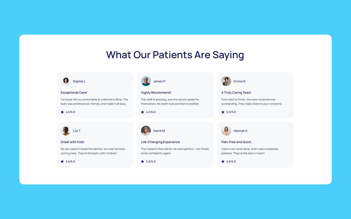 The Dentique Template is a modern and polished website design tailored for dental clinics, orthodontists, and other oral healthcare providers. Built on Wix Studio, this template is equipped with features to showcase your services, build patient trust, and simplify appointment scheduling. Its clean and professional layout ensures your practice makes a lasting impression online.