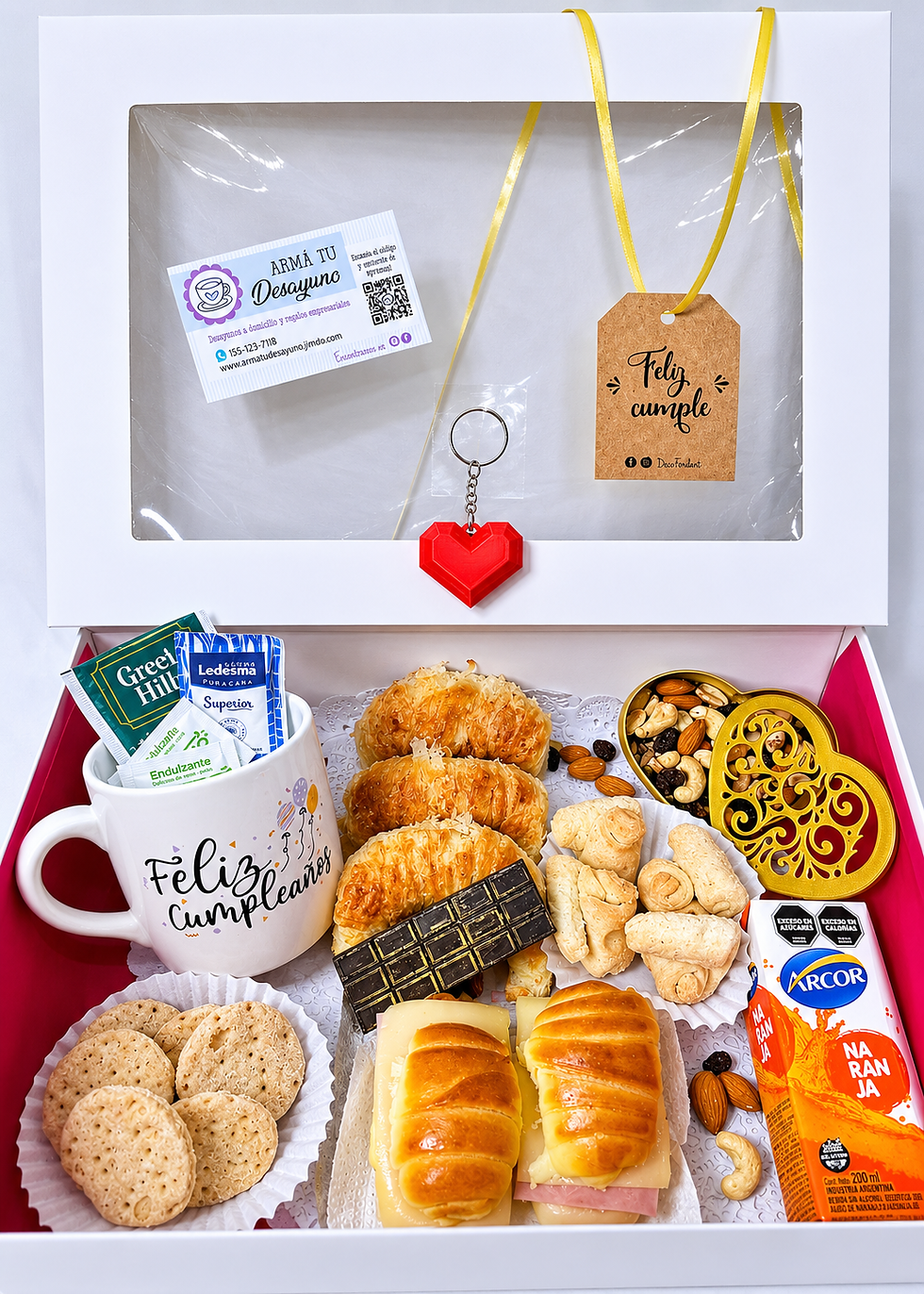 Caja de desayuno o merienda premium salado