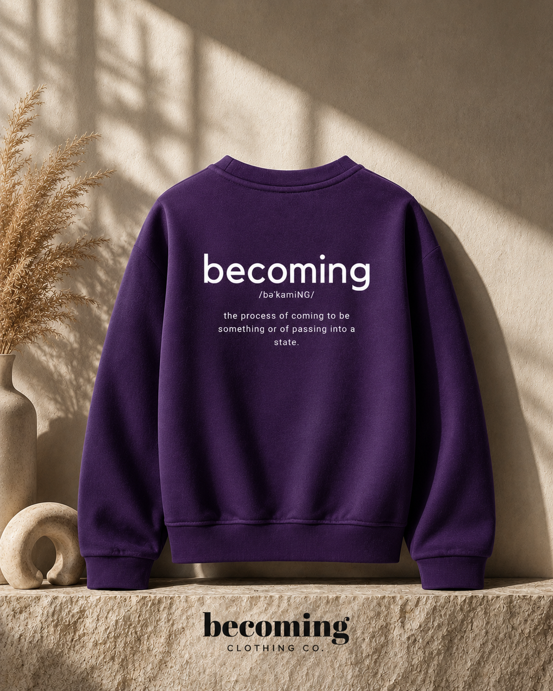 BECOMING HER Crewneck
