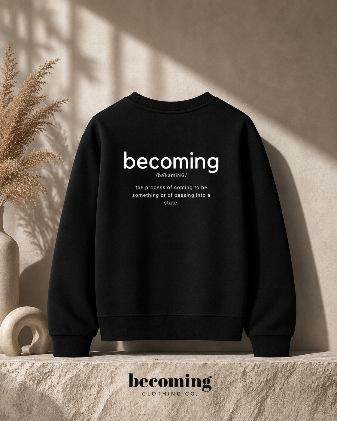 BECOMING HER Crewneck