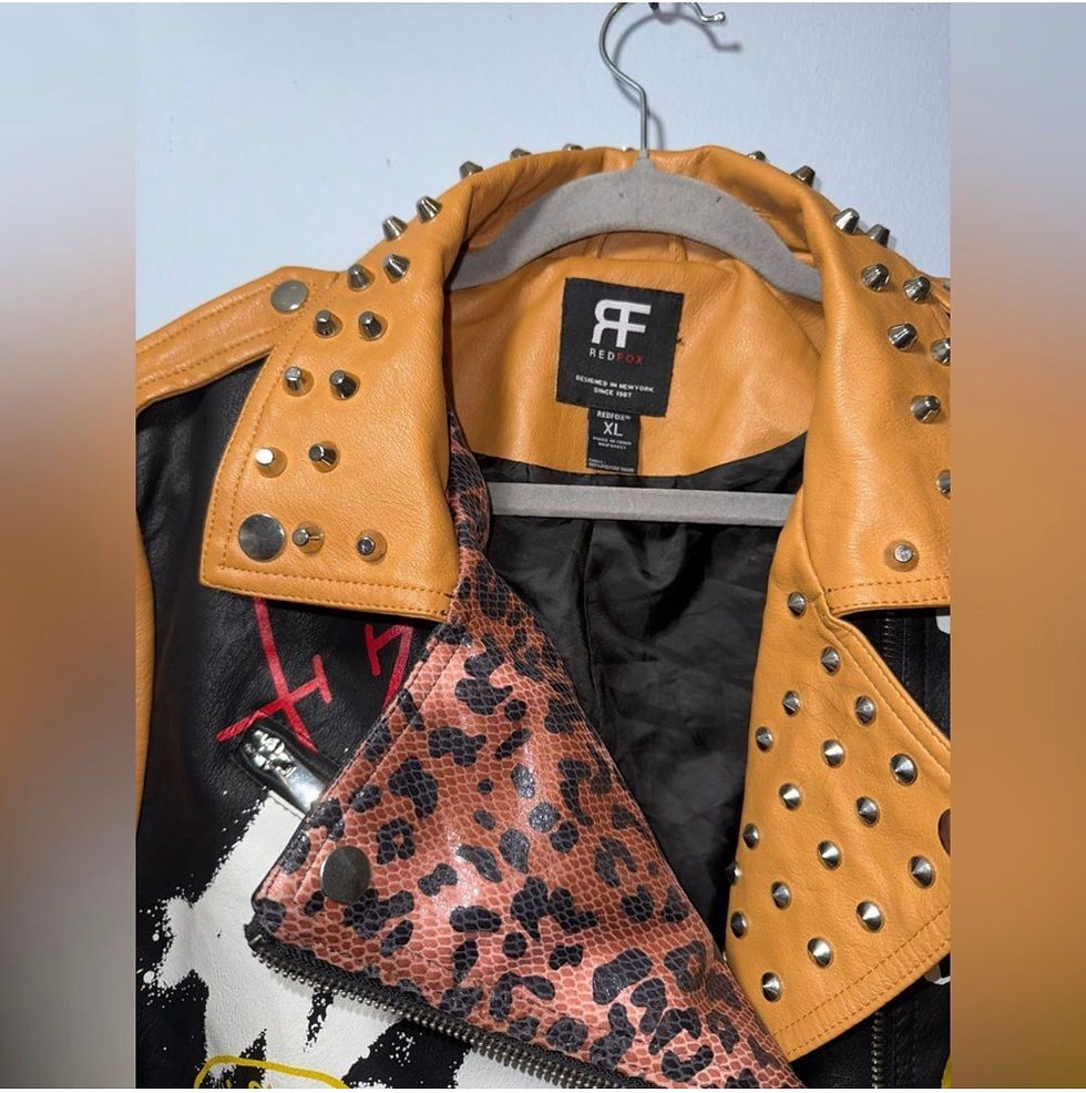Thumbnail: “ ATTITUDE “ Vegan Leather Moto Jacket 