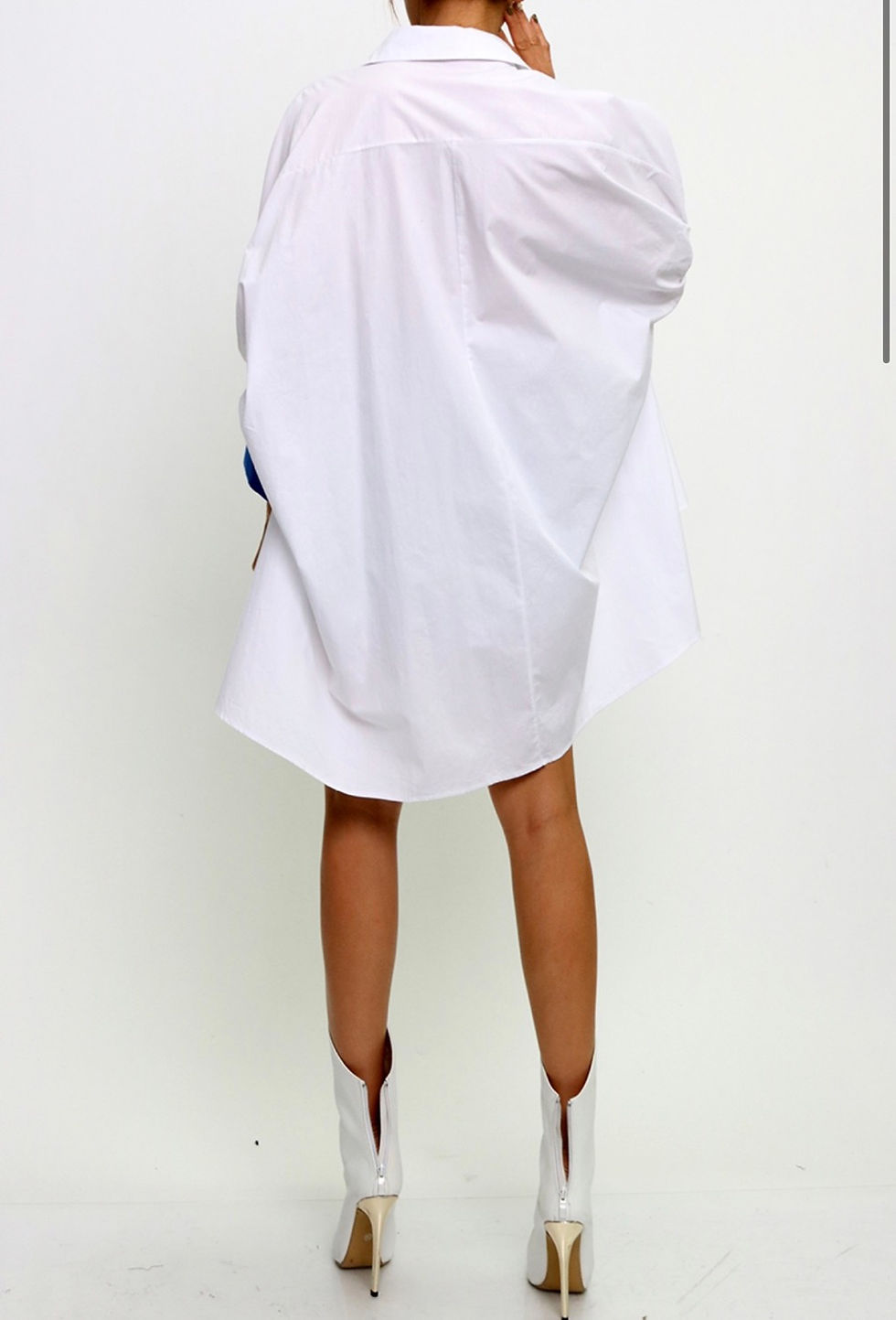 Thumbnail: Oversized Blouse w/ Chain Detail 