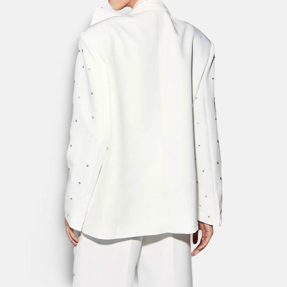 Thumbnail: Couture Rhinestone Blazer w/ Bow Detail 