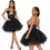 Thumbnail: Black Swan Sequin Tulle Heart Dress 