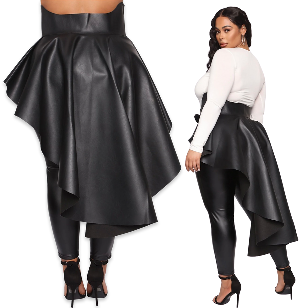 Thumbnail: Vegan Leather Skirt Belt 