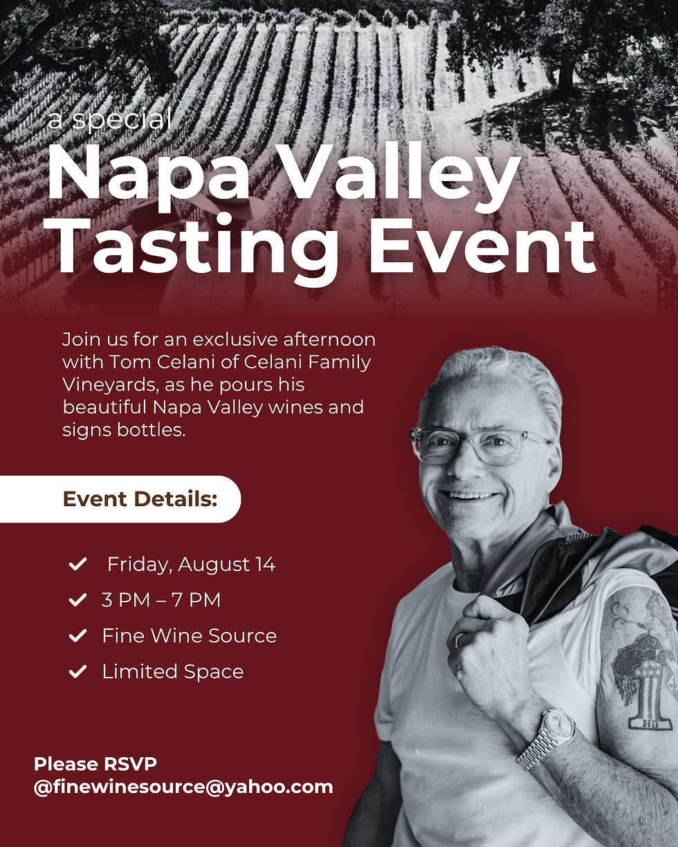A Special Napa Valley Tasting