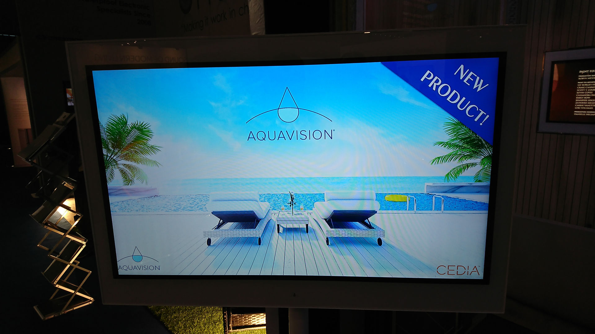 Новые влагостойкие экраны Aquavision