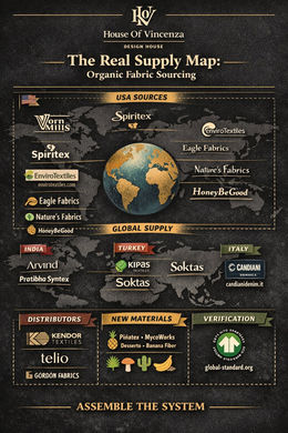 Where to Source Organic Fabrics (USA + Global Supplier Map)