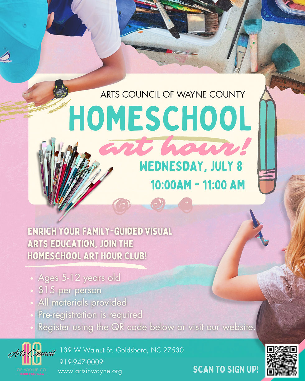 Homeschool Art Hour July