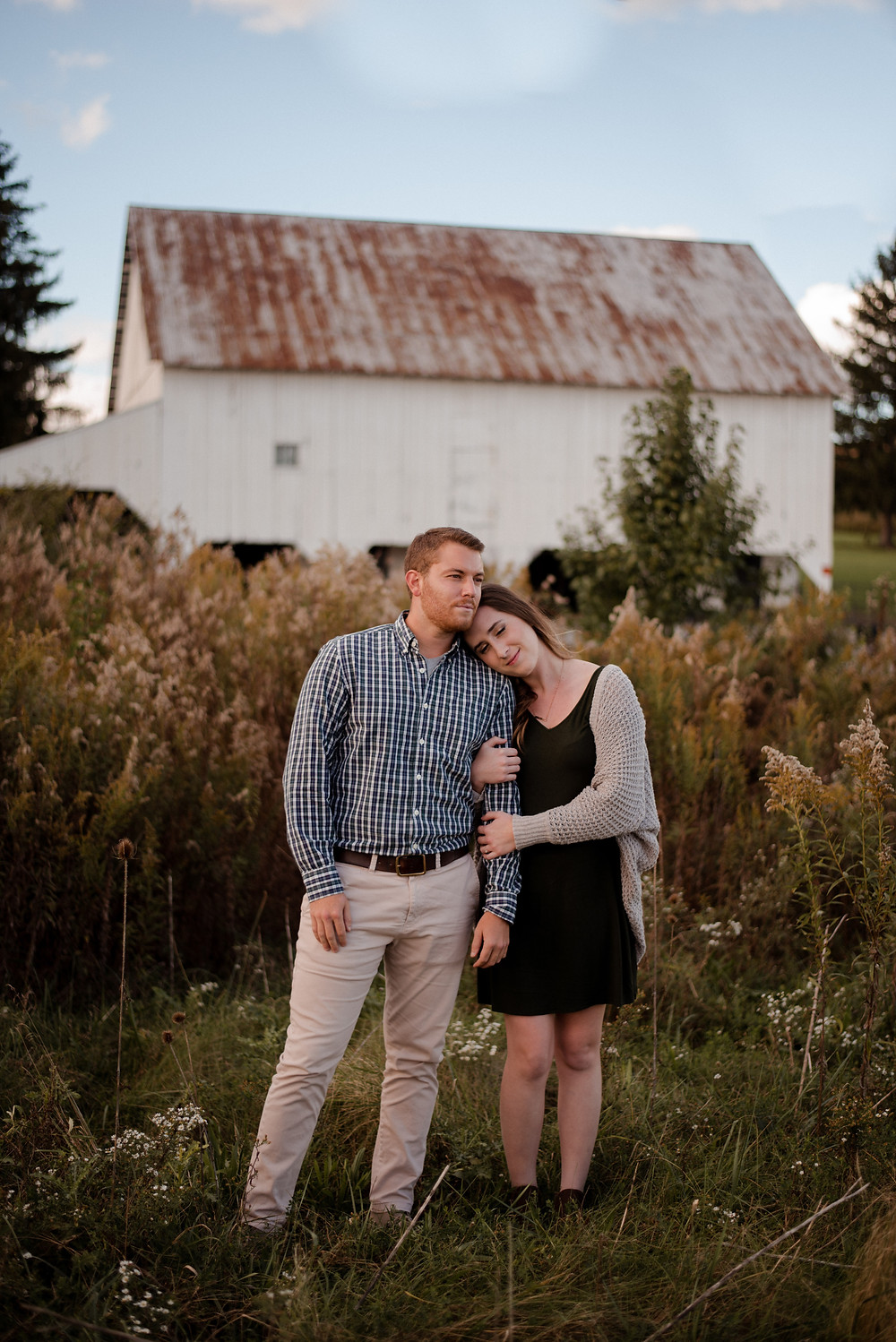 fall engagement session in central pennsylvania