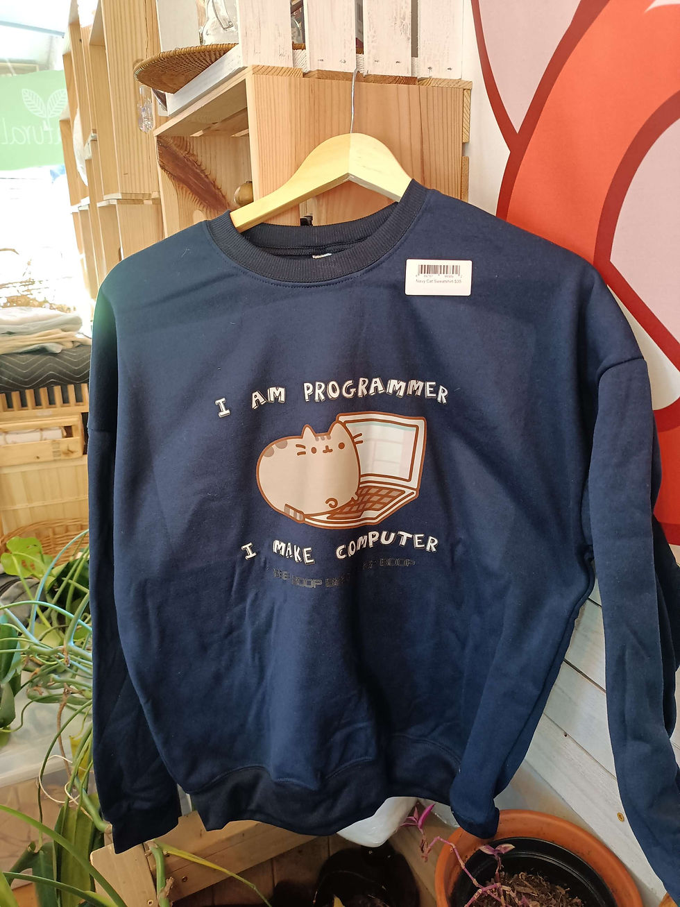 Thumbnail: Cat Programmer Crewneck