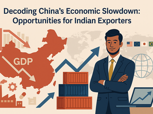 Decoding China’s Economic Slowdown: Opportunities for Indian Exporters