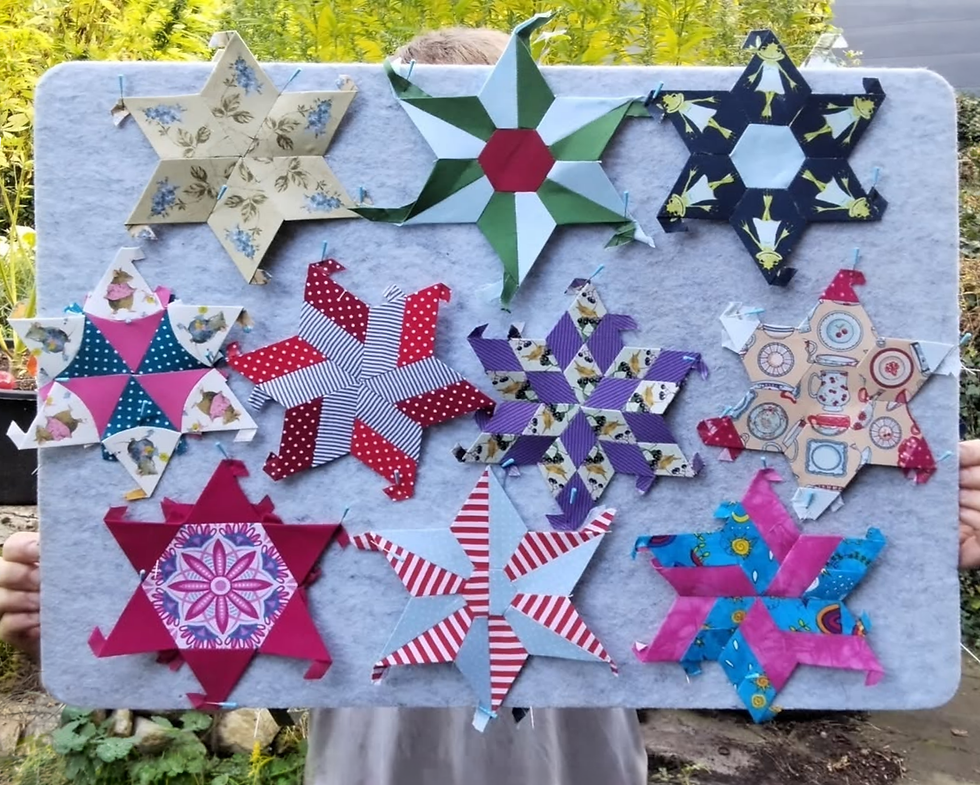 Cake & Ale Starfall SAL 2026 - Nicole's stars