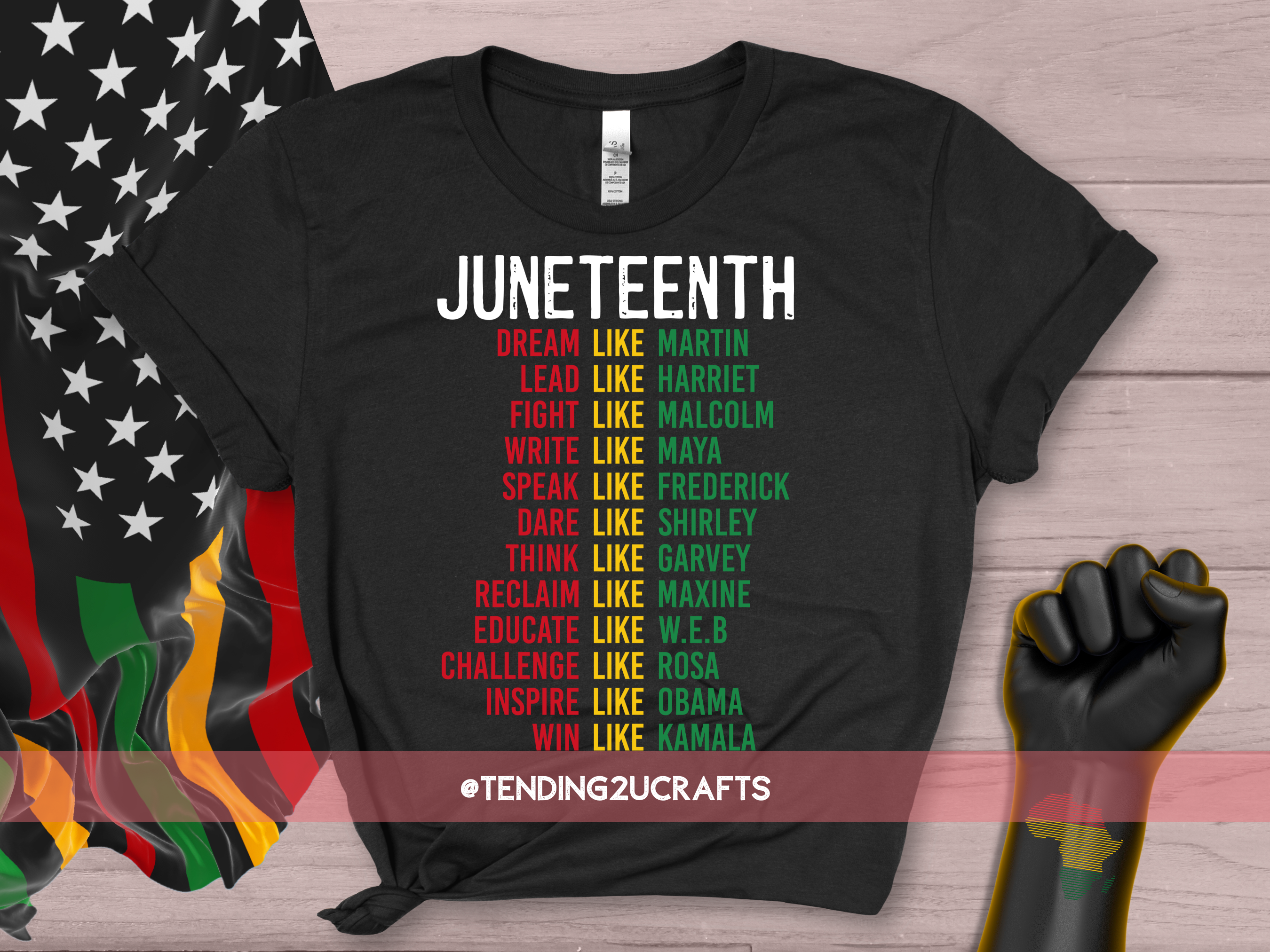 Juneteenth “Dream Like Martin” Statement Tee