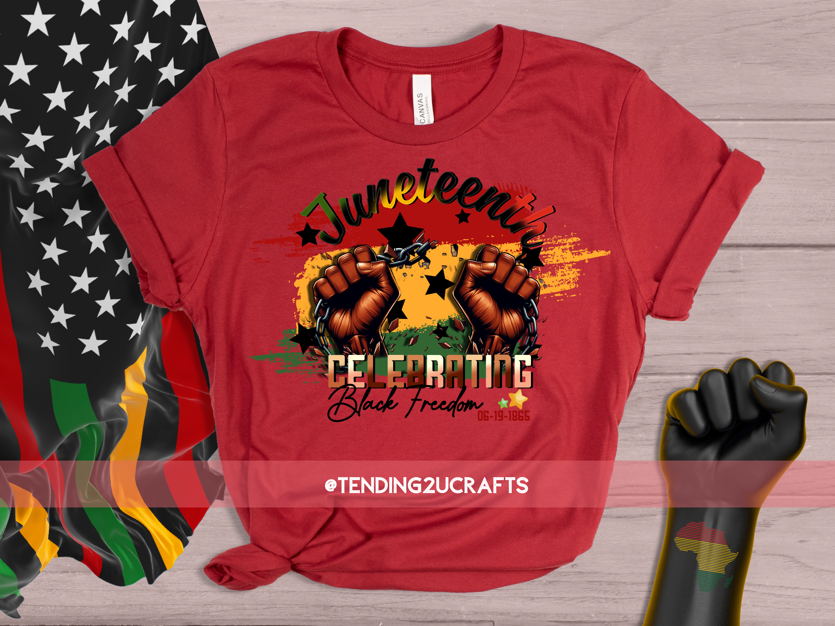 Celebrating Black Freedom Juneteenth Tee