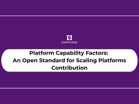 Platform Capability Factors: An Open Standard for Scaling Platforms Contribution