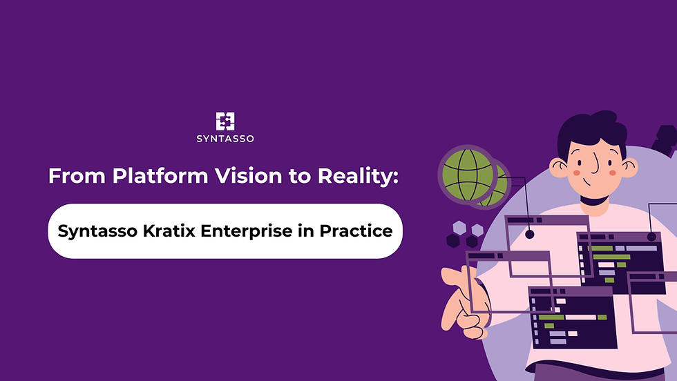 From Platform Vision to Reality: Syntasso Kratix Enterprise in Practice