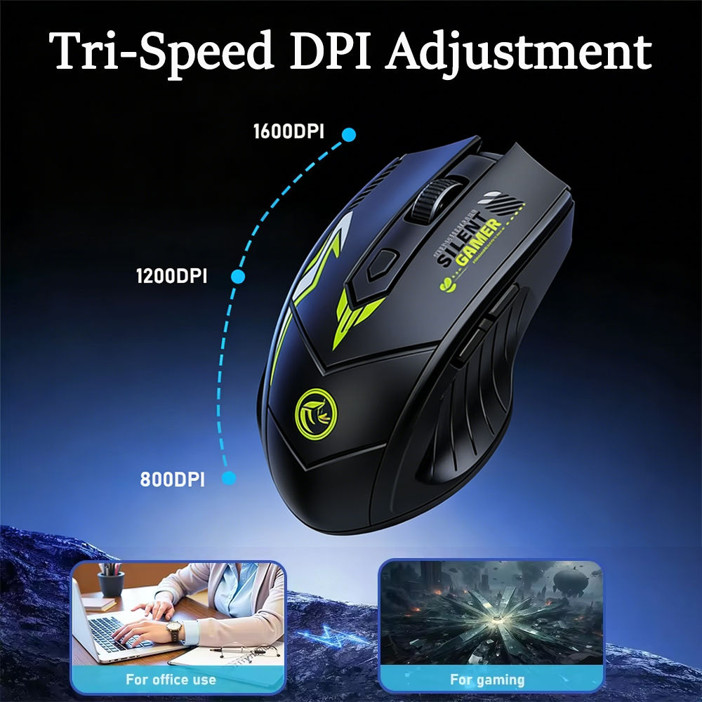 ClickPro Dual-Mode Wireless Mouse