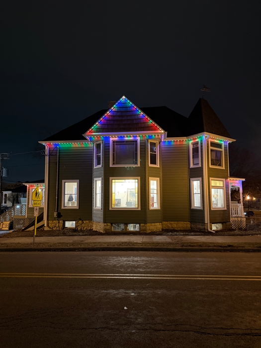 Easter color scheme permanent holiday lighting