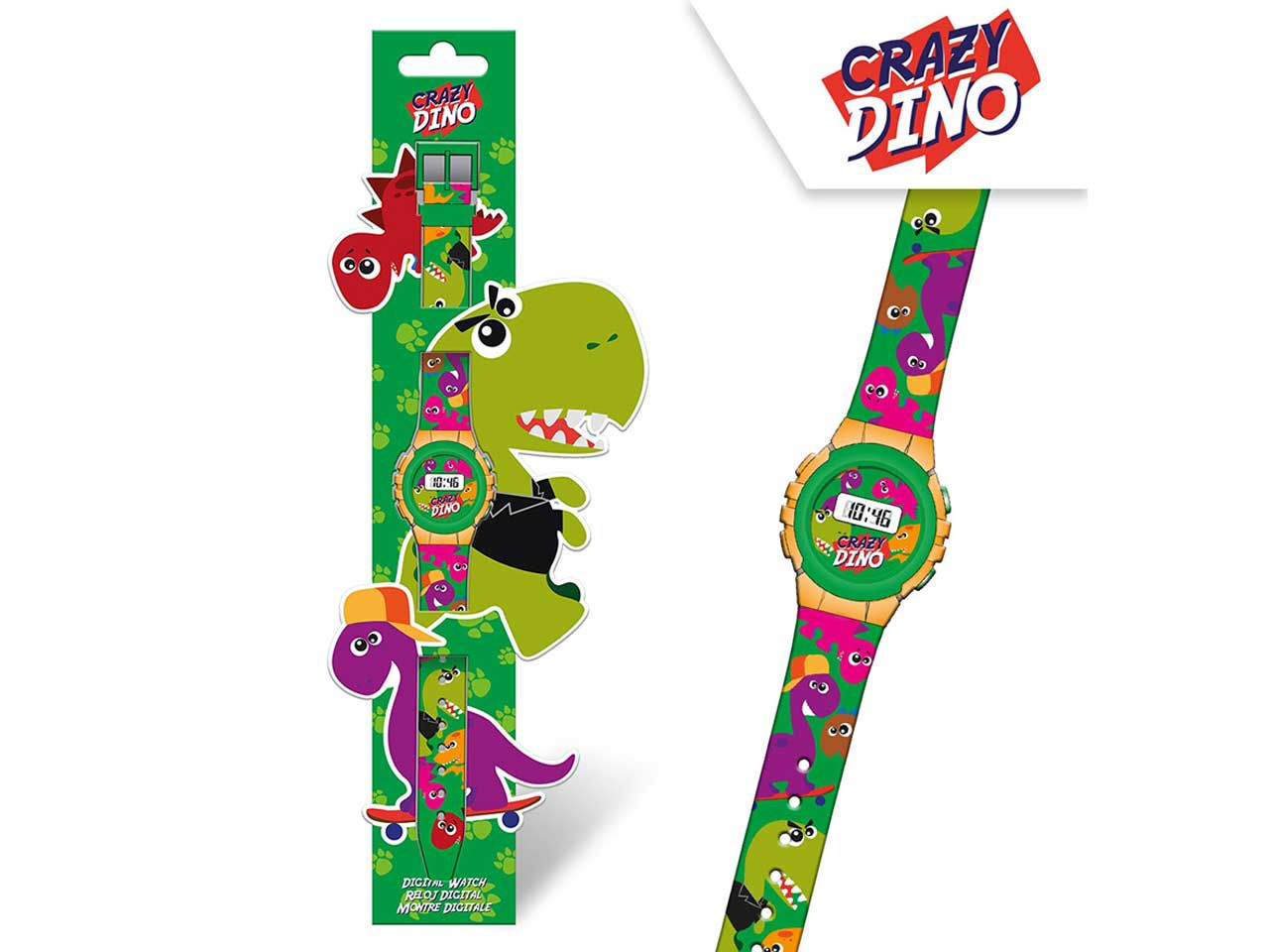 OROLOGIO DIGITALE CRAZY DINO KL11304