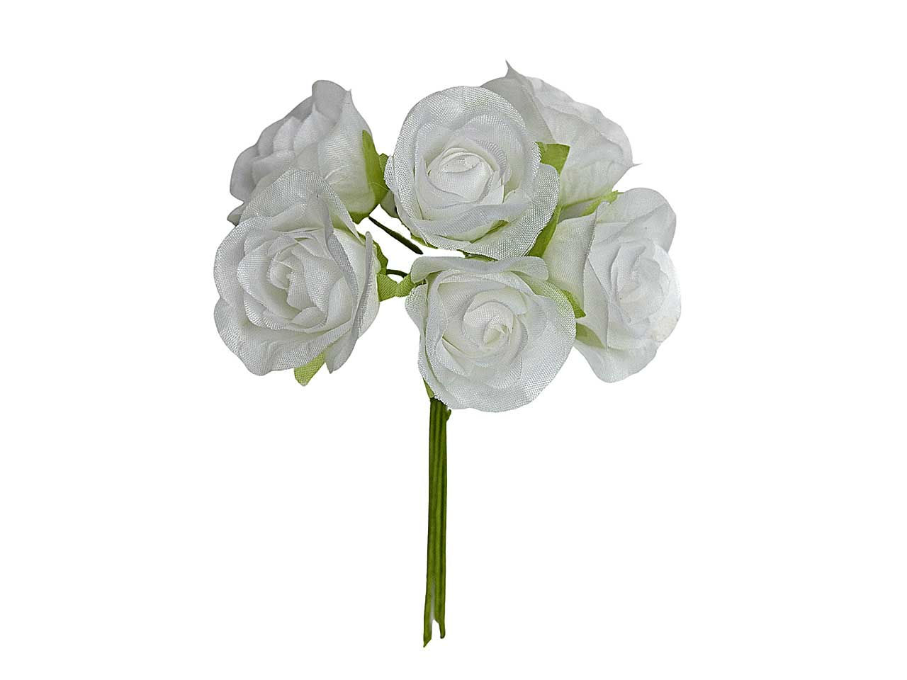 FIORE ROSA D.3,5cm BIANCO 36pz.L2173/WHT