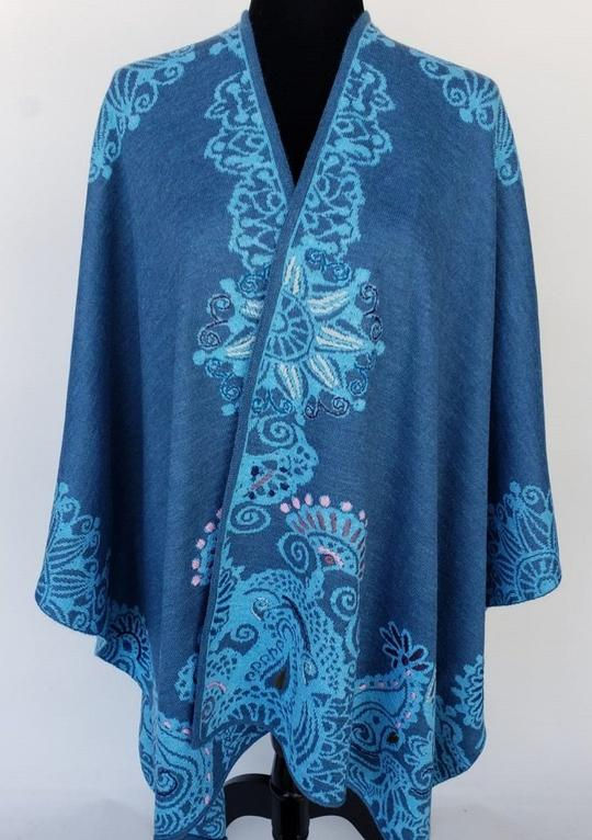 Thumbnail: Mia Reversible Embroidered Ruana