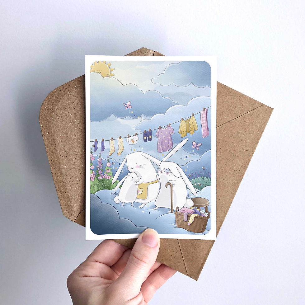 Miniature : Illustration " Mamans Chéries " - Fête des mères - Formats A6, A4 et A3