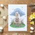 Miniature : Illustration " Promenade dans les prés " - Printemps - Formats A6, A4 et A3