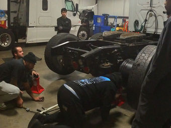 Diesel tech students 