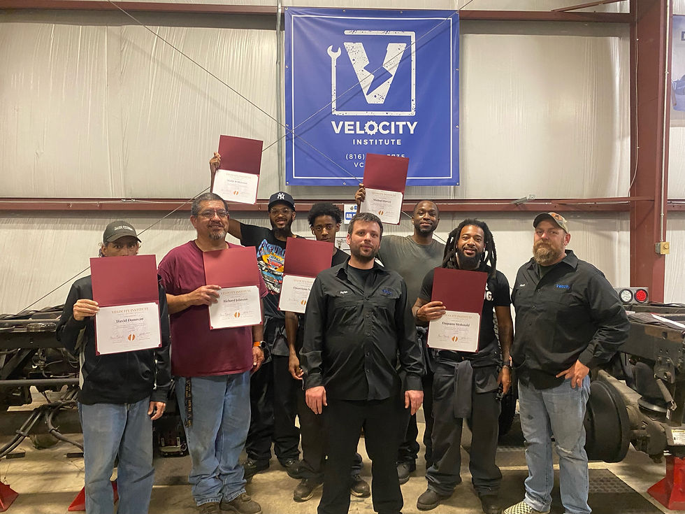 Velocity Institute Diesel Mechanic Graduates