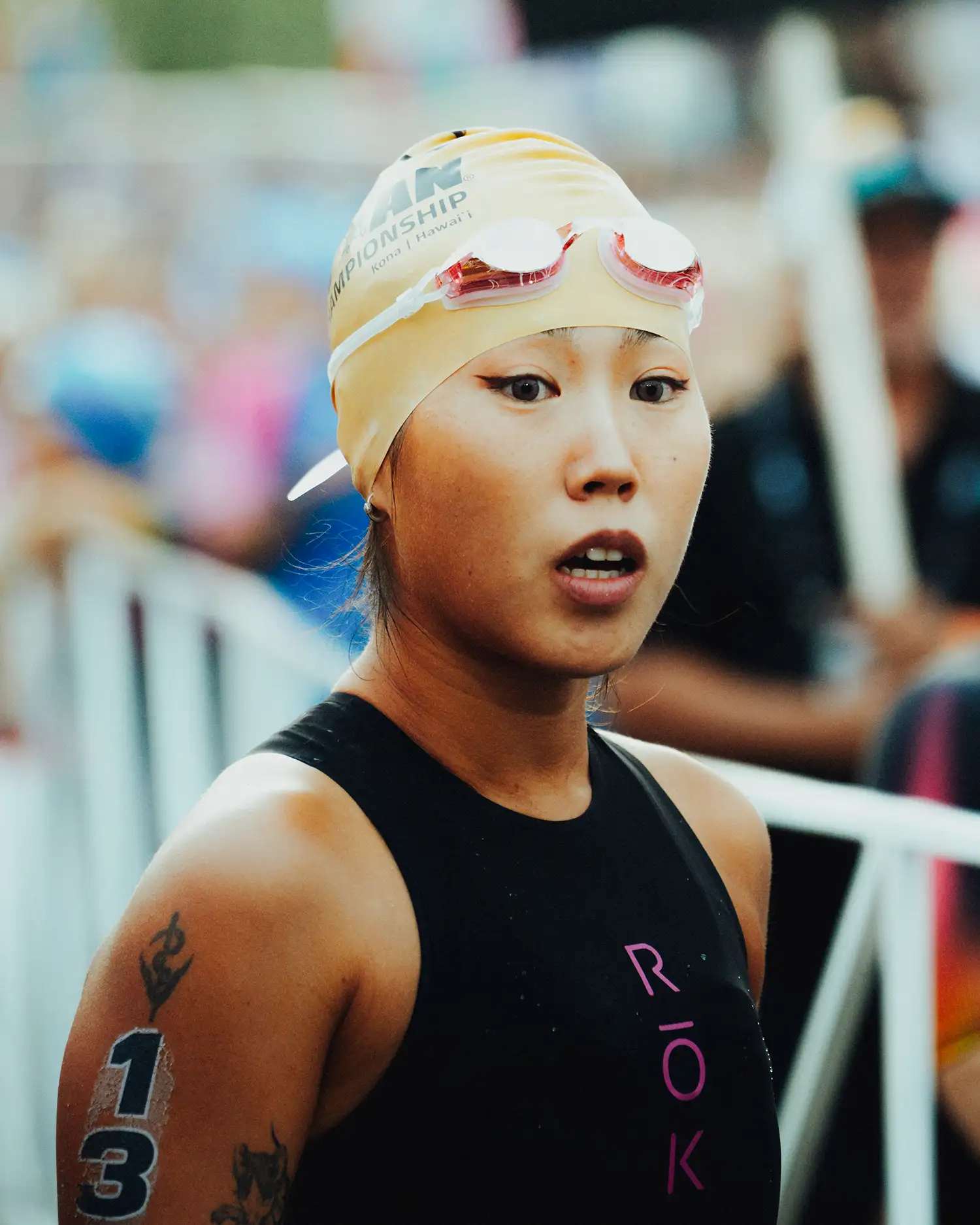 Nervösität beim Start des Ironman Hawaii 2025