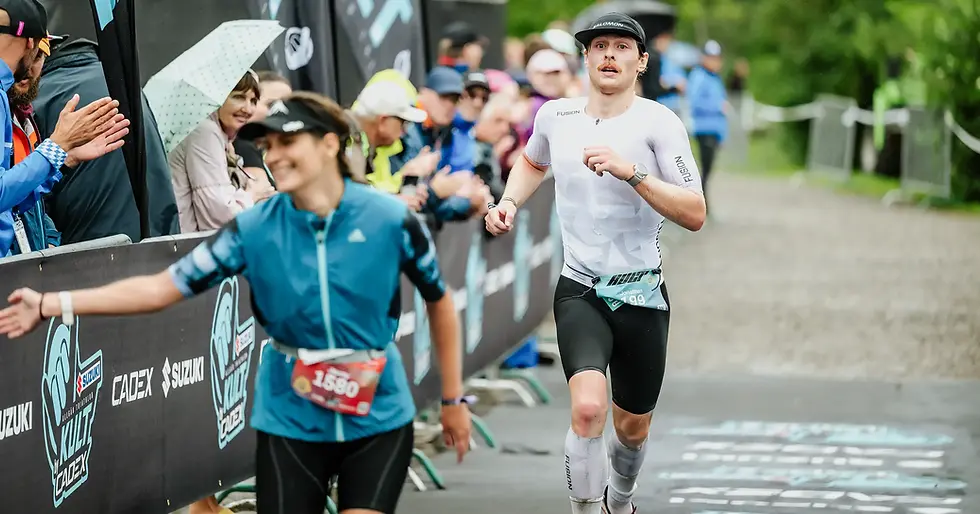 Jonathan Homberg auf der Zielgeraden