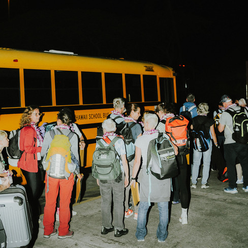 Blumenkranz für die Athleten beim Ironman Hawaii 2025