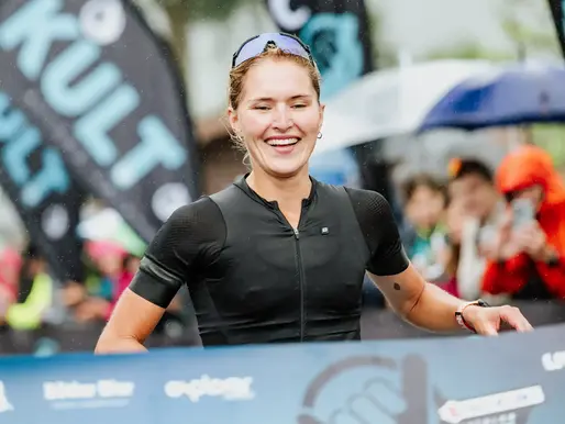 Johanna Hiemer beim Allgäu Triathlon