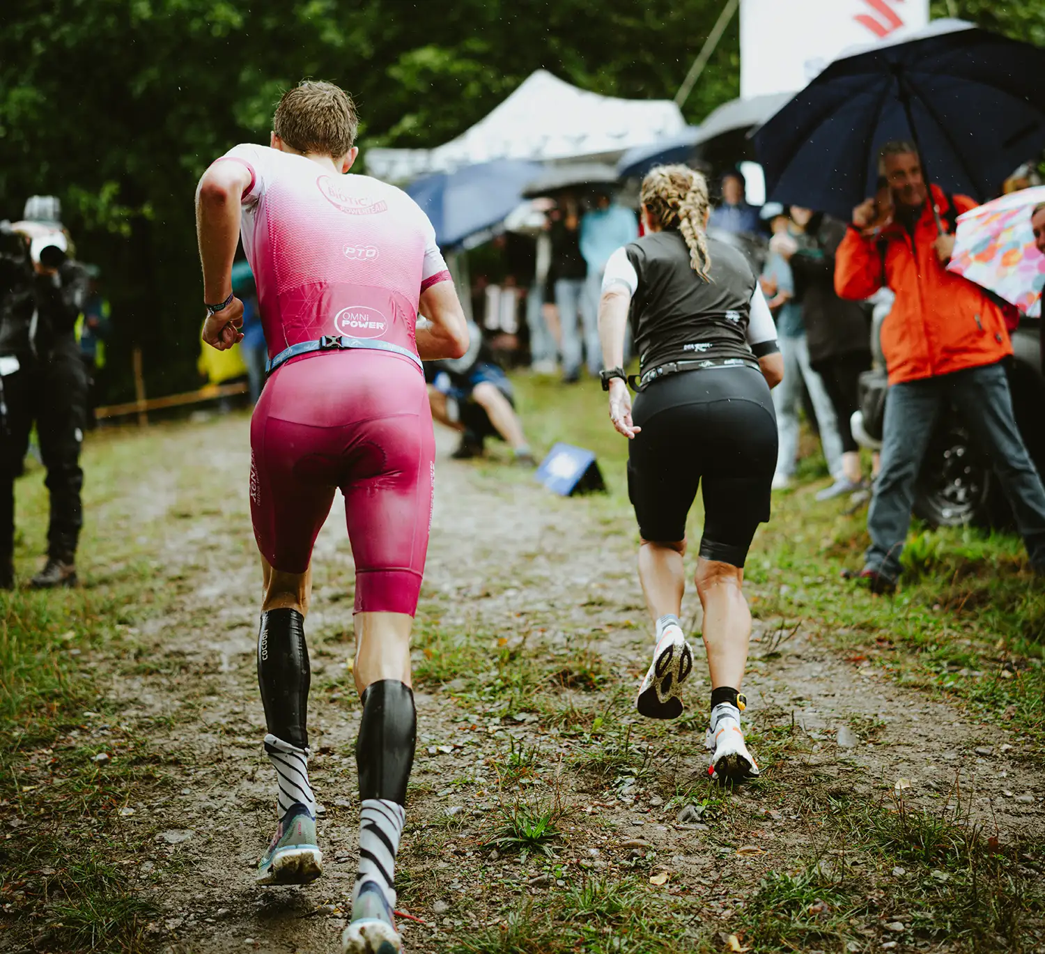 Tom Hug auf der Laufstrecke