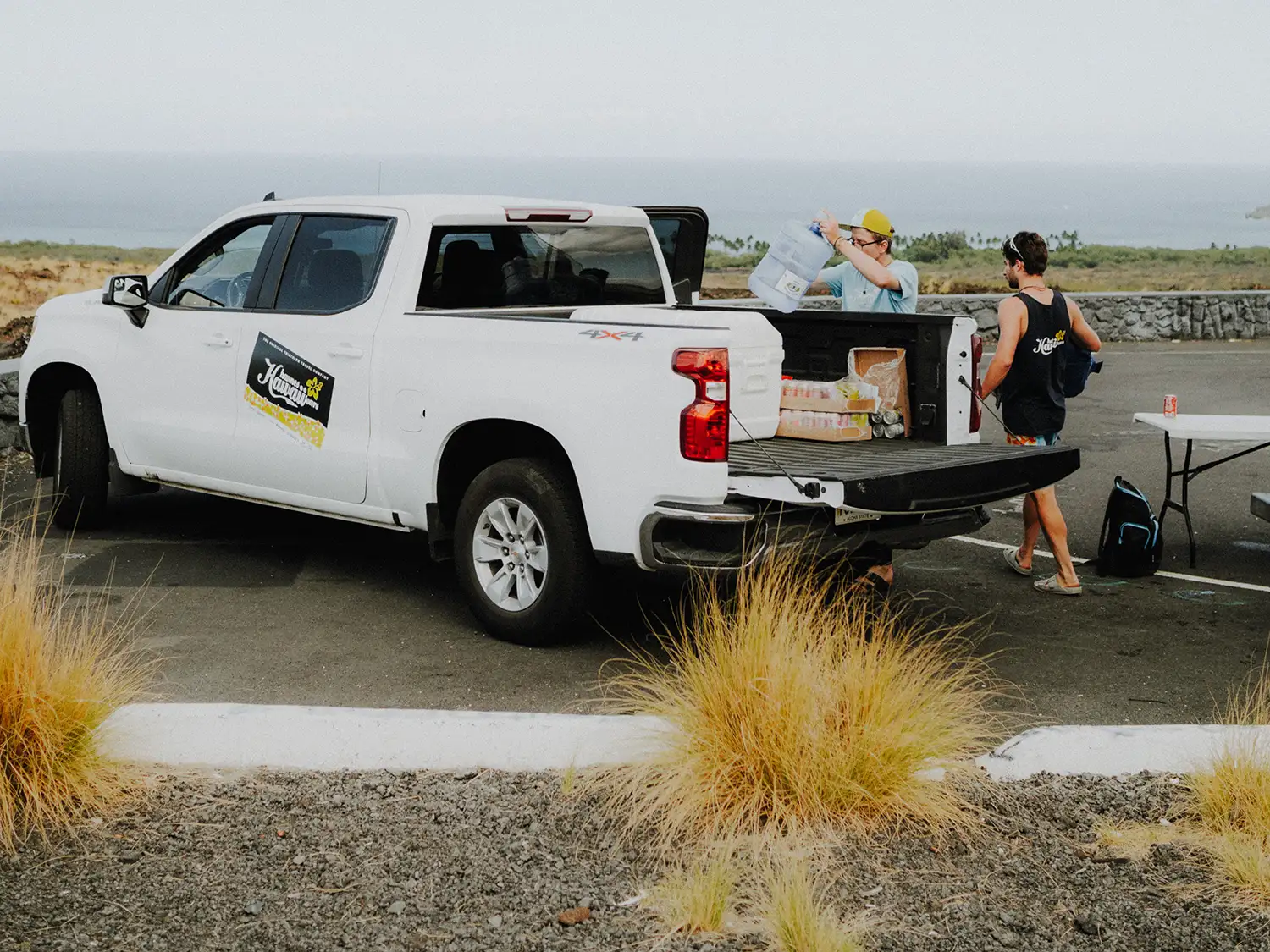 Verpflegungspunkt am Scenic Point