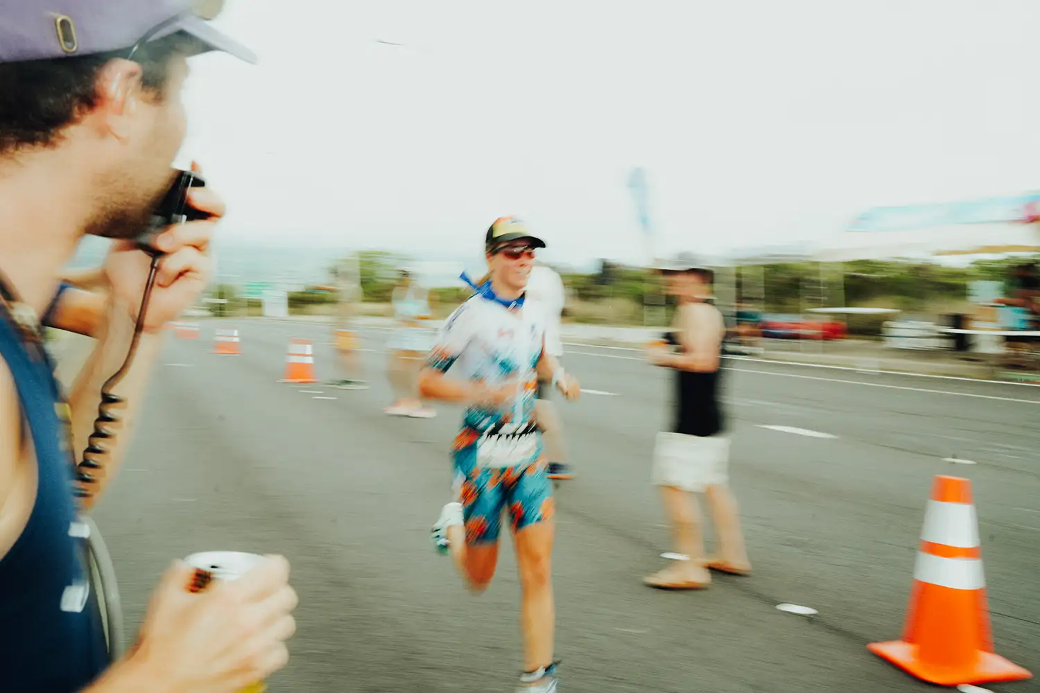 Unterstützung der Athletinnen