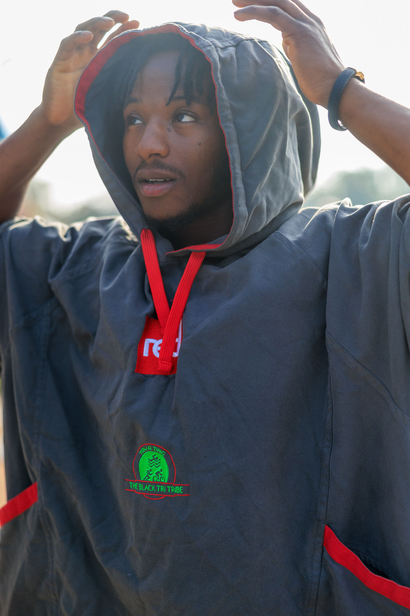 RED - Quick Dry Microfibre Changing robe